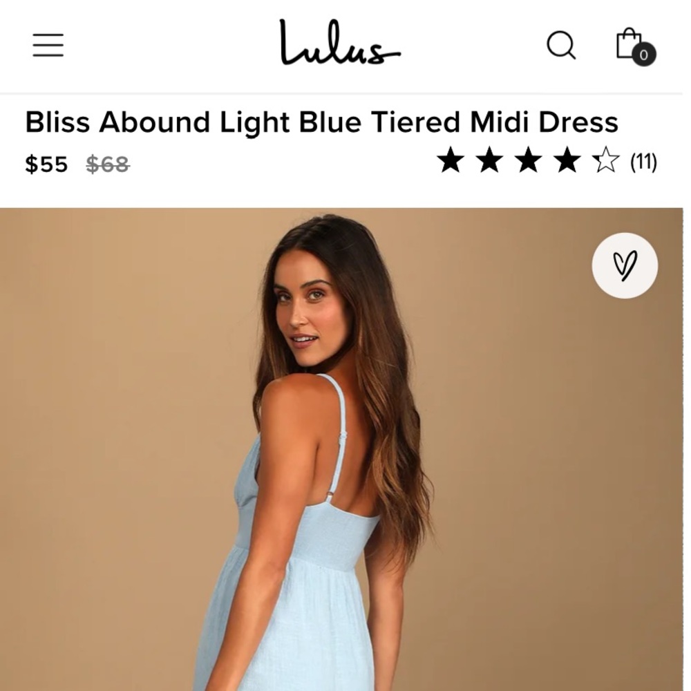 Lulus Ruffle Midi Dress - Picture 2 of 5